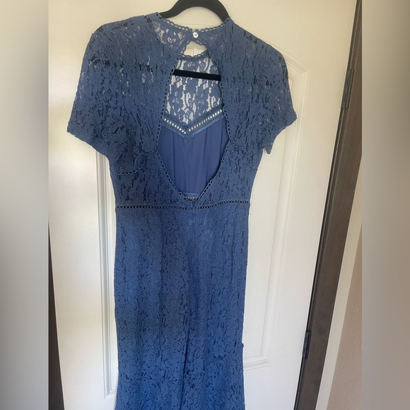 Baby blue Dee Elly Dress Lace Dress size M - Picture 2 of 3